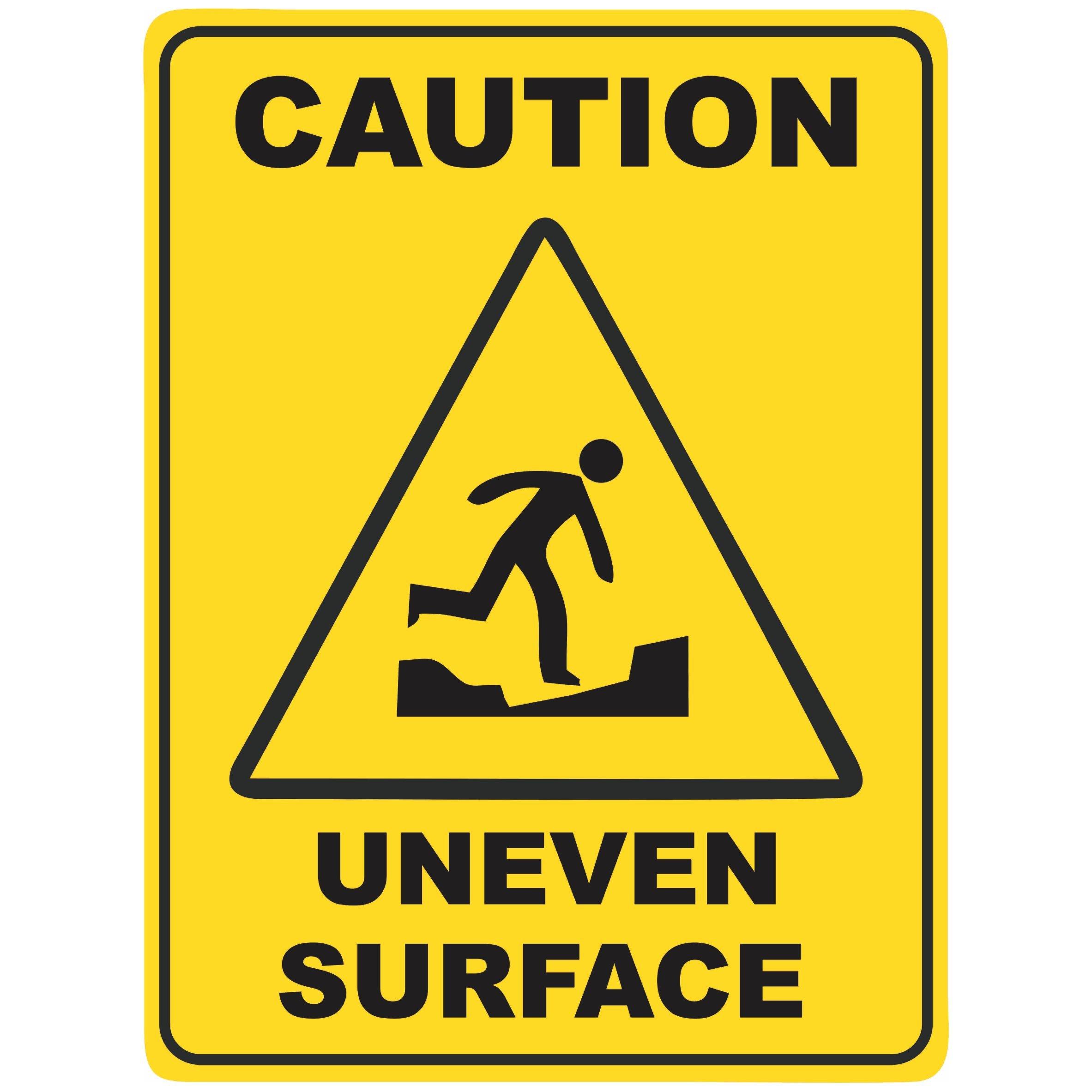 Caution: Uneven Surface